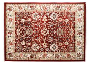 Makro Abra Kusový koberec RIVOLI EF52B Klasický červený Rozměr: 120x170 cm