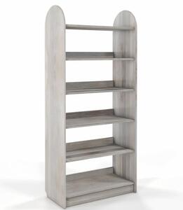 Dubový regál Klip - 80 cm - bělený olej