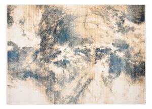 Makro Abra Kusový koberec RIVOLI BB19A Abstraktní béžový modrý Rozměr: 80x150 cm