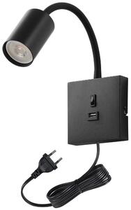IMMAX PUNTO USB černé 08295L