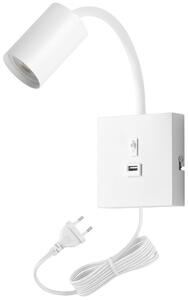 IMMAX PUNTO USB bílé 08296L