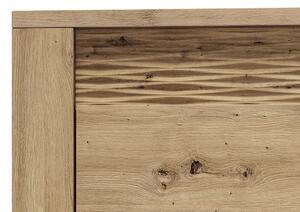 Šatní skříň DIANDRA - šířka 92 cm, dub artisan