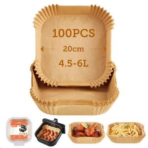Cosori Papírové formy pro horkovzdušné fritézy 100ks (20cm - 4.5-6l) 0810043379878