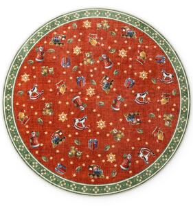 Villeroy & Boch Kusový koberec Toy's delight 106499 Red Green kruh, 160x160 (průměr) kruh, červená, obývací pokoj