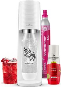 Sodastream Sada výrobníku TERRA White Malina Zero Mpack 42008752