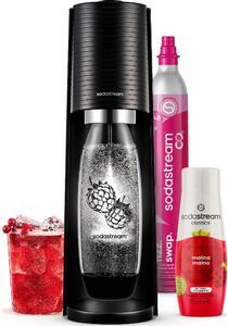 Sodastream Sada výrobníku TERRA Black Malina Zero Mpack 42008751