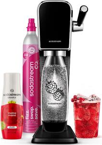 Sodastream Sada výrobníku ART Black Malina Zero Mpack 42008753