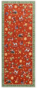 Villeroy & Boch, Běhoun Villeroy & Boch Toy's delight 106499 Red Green, 80x200, červená, obývací pokoj