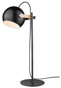 HALO DESIGN Stolní lampička DC v kombinaci kovu a dřeva - černá - 734184