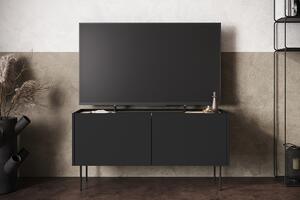 TV stolek Desin 120 cm - černý mat / dub nagano