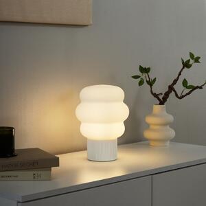 Japandi stolní lampa béžová s opálovým sklem 18cm - Kumo 2