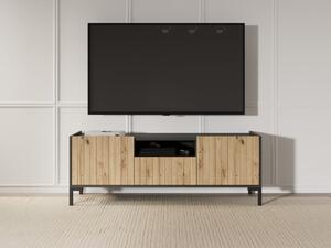 TV stolek Larista 150 cm - Černá/dub Artisan