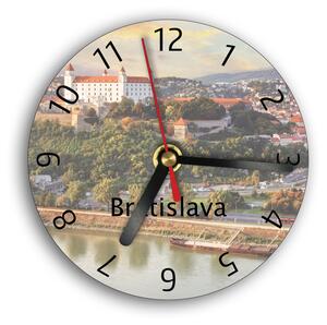 Moderní nástěnné hodiny WORLD MAP (nalepovací hodiny na stěnu)