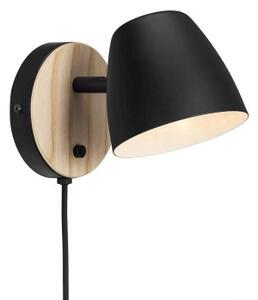 NORDLUX Nástěnná lampička NORDLUX Theo v přírodním dřevěném dekoru - 2112631003