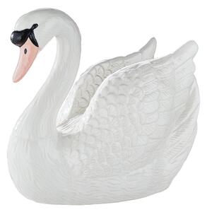 ODETTE Dekorace labuť 21 cm