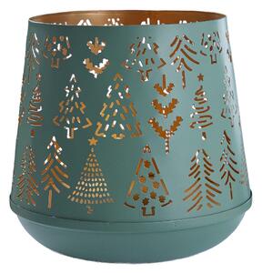 MOUNTAIN LODGE Lucerna 18 cm - zelená