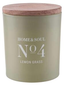 HOME & SOUL Vonná svíčka se sójovým voskem No. 4 Lemon Grass