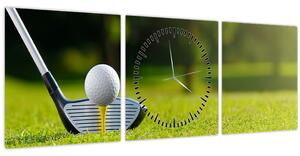Obraz - Golf (s hodinami) (90x30 cm)