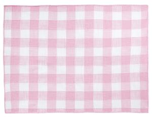 MEDLEY Prostírání látkové kostka 47 x 35 cm - sv. růžová