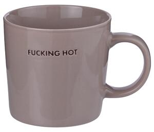 GOOD VIBES Hrnek "Fucking Hot" 400 ml - fialová