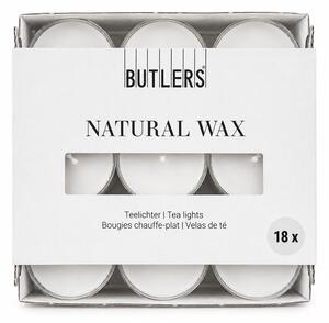 NATURAL WAX Čajové svíčky 18 ks