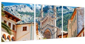 Obraz - Sóller, Mallorca (s hodinami) (90x30 cm)