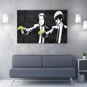 Asir Nástěnný obraz na plátně 70x100 cm černá/bílá AS1485