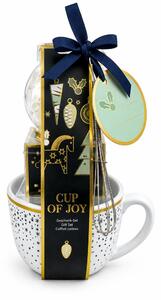 CUP OF JOY Velký hrnek s čokoládou - modrá