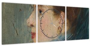 Obraz - Edouard Manet, Portrait of a Lady, reprodukce (s hodinami) (90x30 cm)