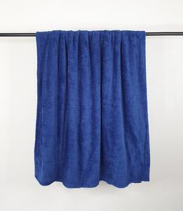 Jahu Deka mikroplyš s texturou 150 x 200 cm Barva: modrá