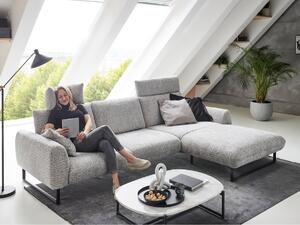 Designová rohová sedací souprava ROMA s ohebnými opěrkami Pravý roh