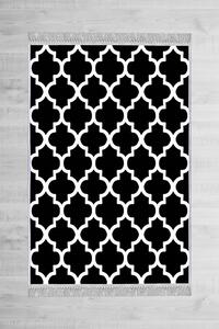 Conceptum Hypnose Kusový koberec Els1882 - Baroque - Black, Vícebarevná, 80 x 120 cm