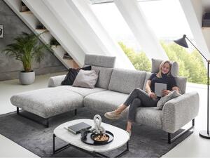 Designová rohová sedací souprava ROMA s ohebnými opěrkami Levý roh