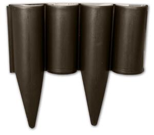 Bradas Zahradní palisáda plastová 2,5m Brown PALGARDEN