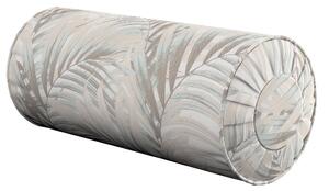 Válečkový polštář se sklady barva béžová látka vzorované