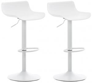 2 ks / set barová židle Aveiro, bílá