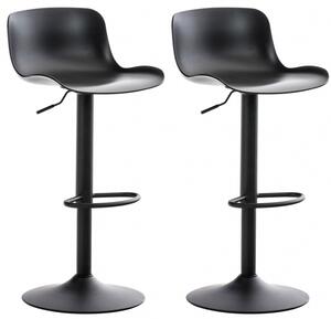 2 ks / set barová židle Almada, černá