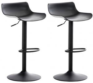 2 ks / set barová židle Aveiro, černá