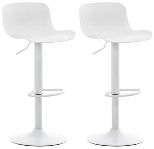 2 ks / set barová židle Almada, bílá