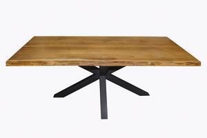 Moderní stoly Jídelní stůl CATANIA masiv dub/ocel