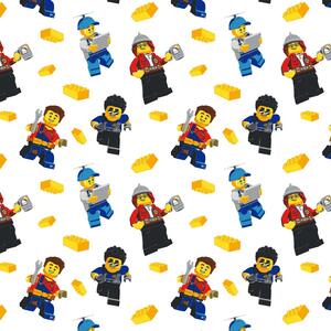 Bavlněné ložní povlečení LEGO CITY Adventures - motiv Fire Team - 100% bavlna - 70 x 90 cm + 140 x 200 cm