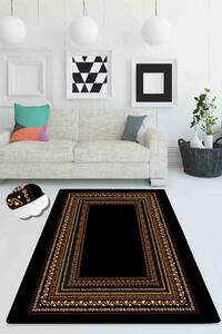 Conceptum Hypnose Kusový koberec Lighter - Black, Černá, 140 x 190 cm