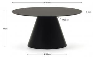 WILSHIRE konferenční stolek černá