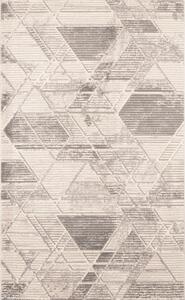 Conceptum Hypnose Kusový koberec Motto 4482, Šedá, Béžová, Hnědá, 120 x 180 cm