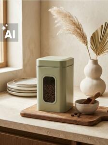 Sinsay - Kovová nádoba na potraviny s víkem - zelená