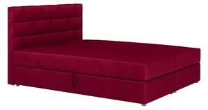 Manželská postel Boxspring 160x200 cm Waller (s roštem a matrací) (růžová). Vlastní profesionální přeprava až k Vám domů 1007729