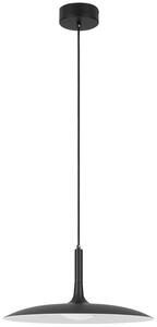 Černé kovové závěsné LED světlo Nova Luce Lisi 45 cm
