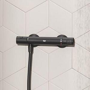 Grohe Precision sprchová baterie nastěnná s termostatem černá 345942430