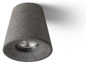 VOLCA stropní beton/dekor tmavý granit 230V LED GU10 5W - RED - DESIGN RENDL