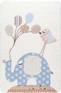 Conceptum Hypnose Kusový koberec Spotty Elephant - Light Blue, Vícebarevná